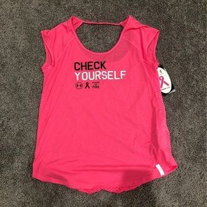 Under armor breast cancer T-shirt